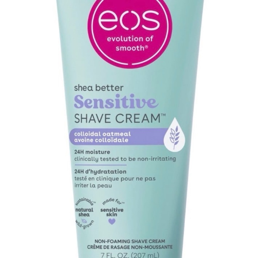 eos Shea Better Sensitive Shave Cream - Light Blue